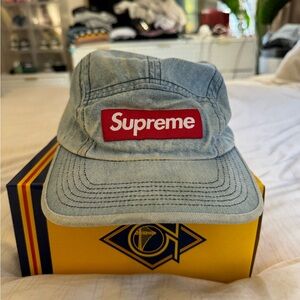 Supreme Washed Chino Twill Camp Cap